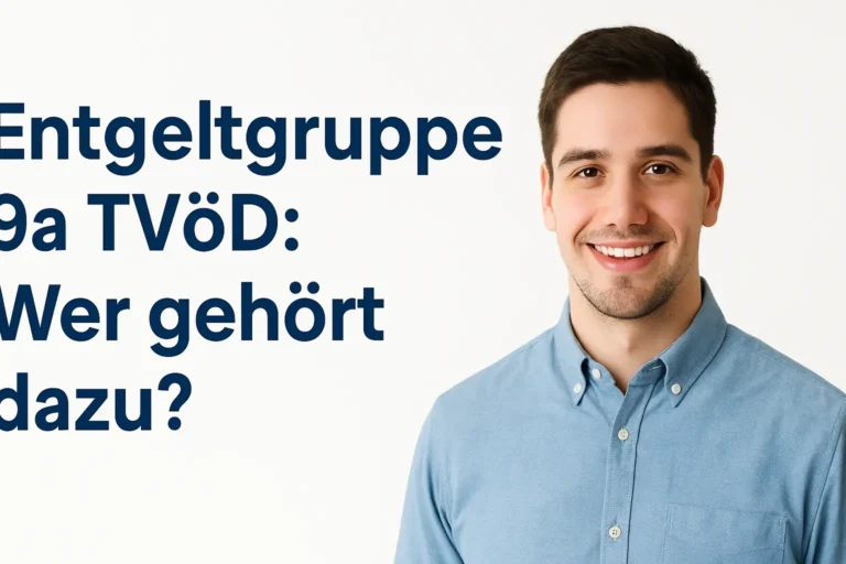 Entgeltgruppe 9a TVöD: Wer gehört dazu?