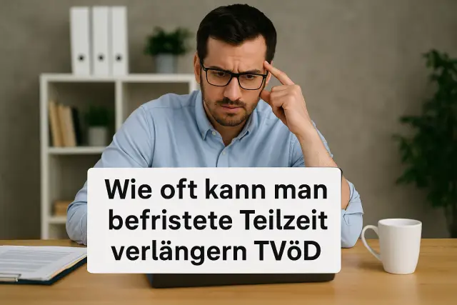 wie oft kann man befristete teilzeit verlängern tvöd