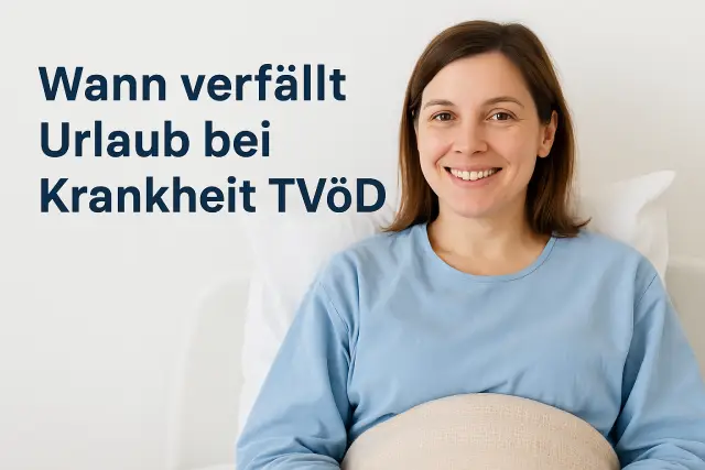 Wann verfällt Urlaub bei Krankheit TVöD?