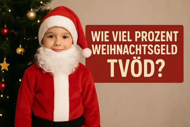 wie viel prozent weihnachtsgeld tvöd